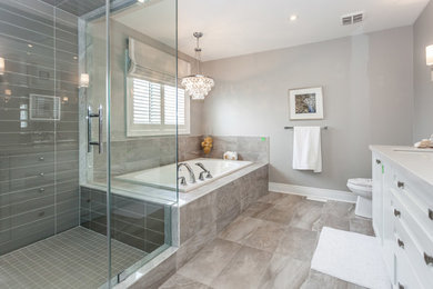 Example of a trendy bathroom design in Other