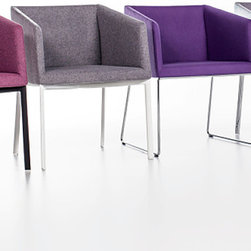 Box Sledge Armchair by B&T - Dining Chairs