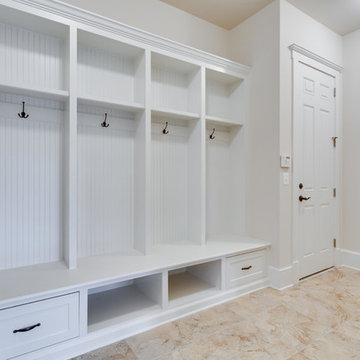 Mudroom w/ Custom Built Cubbies