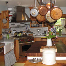 Black walnut kitchen island