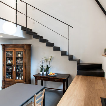 Steel Kitchen in Loft