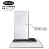 Cosmo Euro Wall-Mount Range Hood Modern Glass