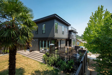 Inspiration for a contemporary home design remodel in Seattle