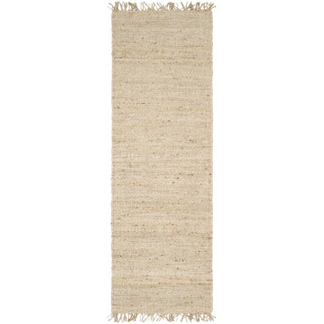 Jute Bleached Area Rug, 2'6" X 7'6"