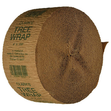 Walter E Clark Creped Coated Paper Protective Tree Wrap  4 W x 150 Roll