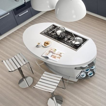 Modern Italian Custom Made Kitchens by LUBE