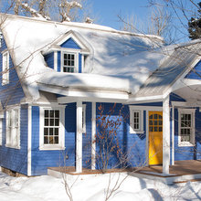 Blue houses