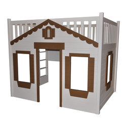 Cottage Loft Bed w/ Playhouse - Products
