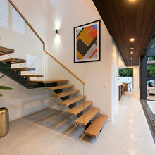 Extension and stairs