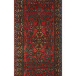 Noori Rug - Fine Vintage Distressed Skyler Red Runner - The vintage and distressed make this hand-knotted wool rug a standout. Due to its meticulous handmade nature, no two rugs are exactly alike and quantities are limited.
