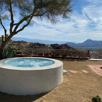 New custom pool/spa in Cahuilla Hills Palm Desert