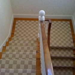 Checkerboard #27-L on stairs - Rugs