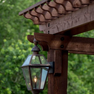 Stand Alone Pergola with Beautiful Pool & Landscaping