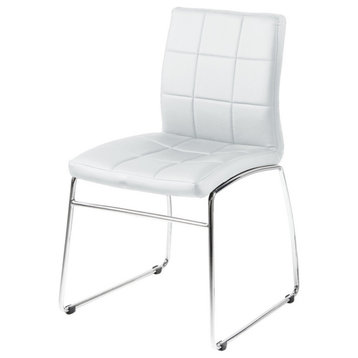 Lyra Dining Chairs, Set of 2, White