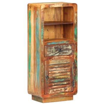 vidaXL Highboard Floor Storage Cabinet Accent Cabinet Solid Reclaimed Wood