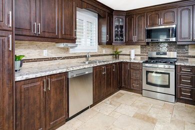 Inspiration for a transitional kitchen remodel in Toronto