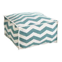 Chevron Pouf - Floor Pillows And Poufs