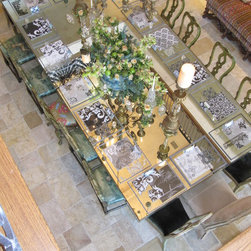 Dining room fireplace - Wall And Floor Tile
