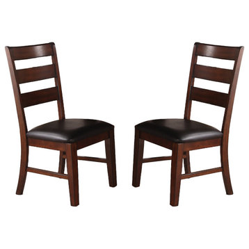 Dining Chair Upholstered Seat Set of 2