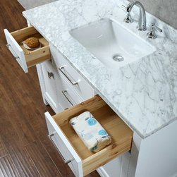 48" Bella Bathroom Vanity - Solid Wood - Bathroom Vanities And Sink Consoles