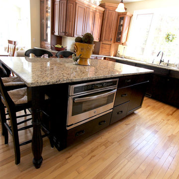Maple Cabinets with Granite Countertops ~ Olmsted Falls, OH
