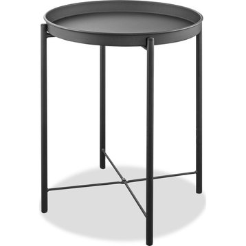 Drake Outdoor Side Table Gray