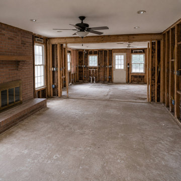 Open-Concept Living Room & Kitchen Transformation