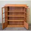 Mission Double Door Bookcase with Side Shelves, Michael's Cherry (MC1)
