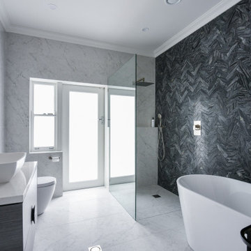 Bathroom with Freestanding Bathtub