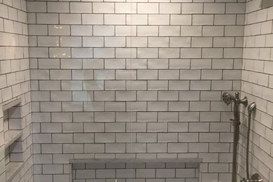 Inspiration for a rustic bathroom remodel in Cincinnati