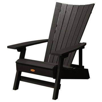 Manhattan Beach Adirondack Chair, Black