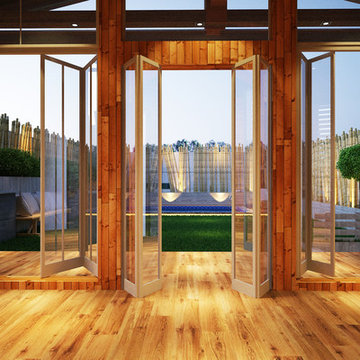 Roof Garden with Swimming Pool, Interior Designed by JI Architects
