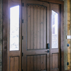 Lone Tree Rustic Home Wood Windows/Doors Project - Front Doors