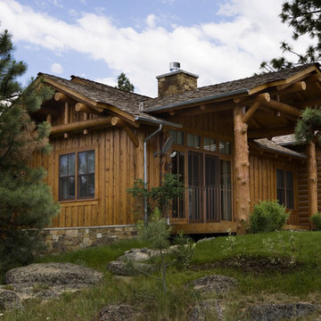 Rustic Elegance - Log Siding & Timber Home