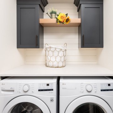 Mudroom Laundry with storage galore in Timberwick