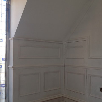 painted panelled room