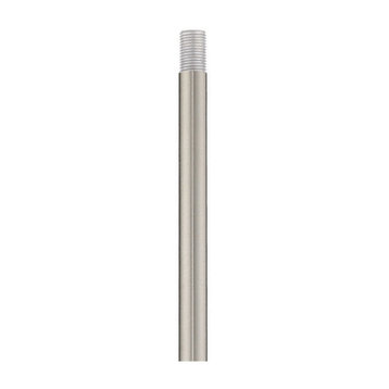 Livex Lighting Steel 12" Length Rod Extension Stems In Brushed Nickel 56050-91