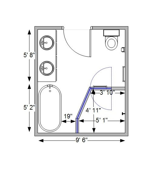 Interior Bathroom Layout Options