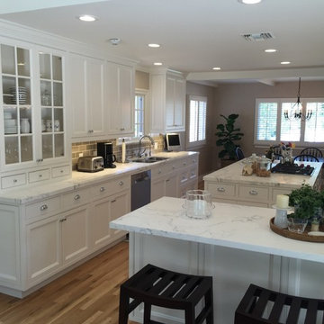 Beaded Face Frame Inset Doors Kitchen