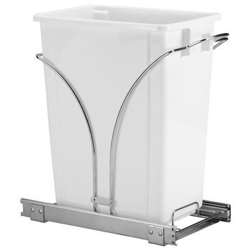 Pull-Out Kitchen Cabinet Wastebasket - 9 Gallon