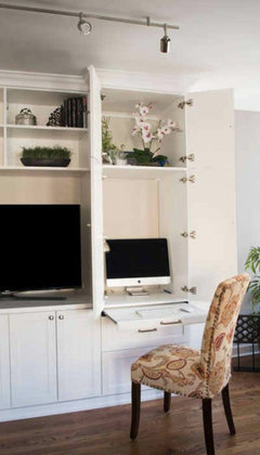 Built in entertainment center with desk discount