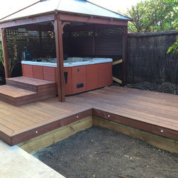deck and spa - Gazebos