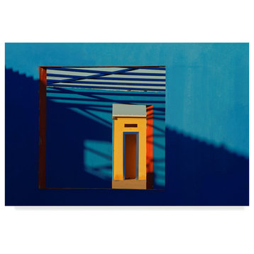 Luigi Chiriaco 'My Perception Of Abstract Geometry' Canvas Art, 24"x16"