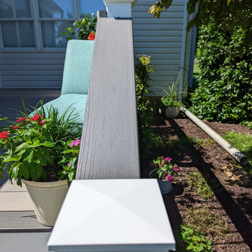Azek Slate Gray Drink Rail