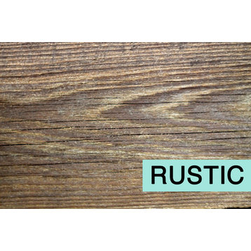 Set of 2 54" Rustic Planters Box, Tall Version, Rustic, 6"