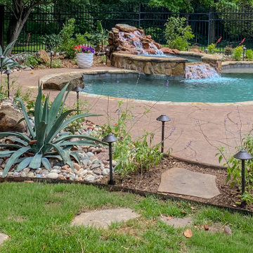 Luxury Pool-Side Retreat with Native Plantings | Allen, TX