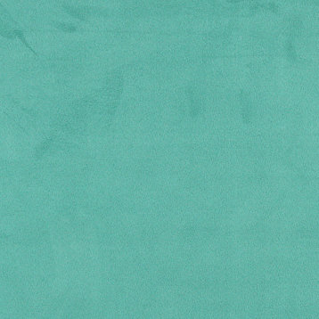 Aqua Microsuede Suede Upholstery Fabric By The Yard