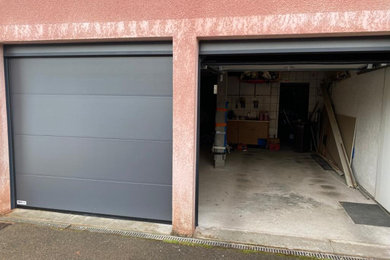 Exemple d'un garage tendance.