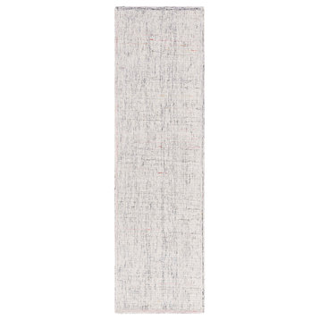 Safavieh Abstract Collection, ABT467 Rug, Red/Ivory, 2'3"x8'