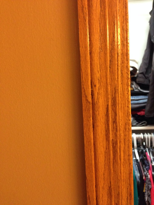 stain or to paint wood trim?